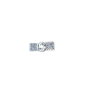 Michael Kors Silver Chain and Rhinestone Bracelet